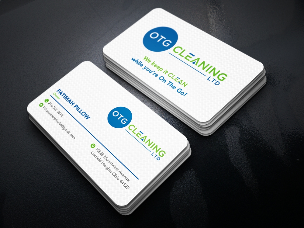 OTG Cleaning LTD logo design by KHAI