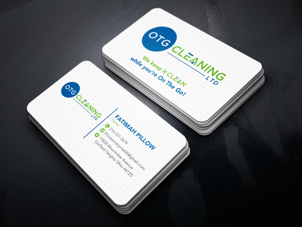 OTG Cleaning LTD logo design by KHAI