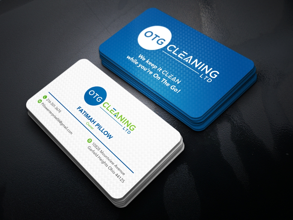 OTG Cleaning LTD logo design by KHAI