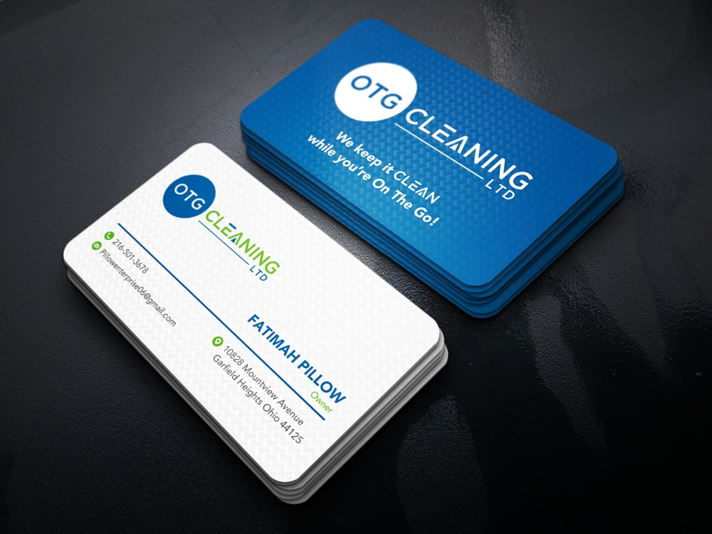 OTG Cleaning LTD logo design by KHAI