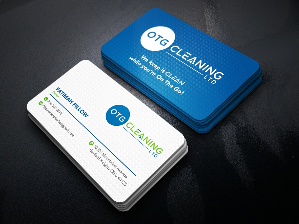 OTG Cleaning LTD logo design by KHAI