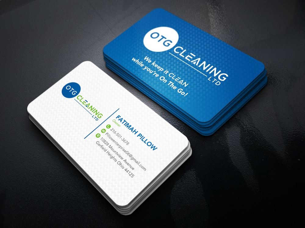 OTG Cleaning LTD logo design by KHAI