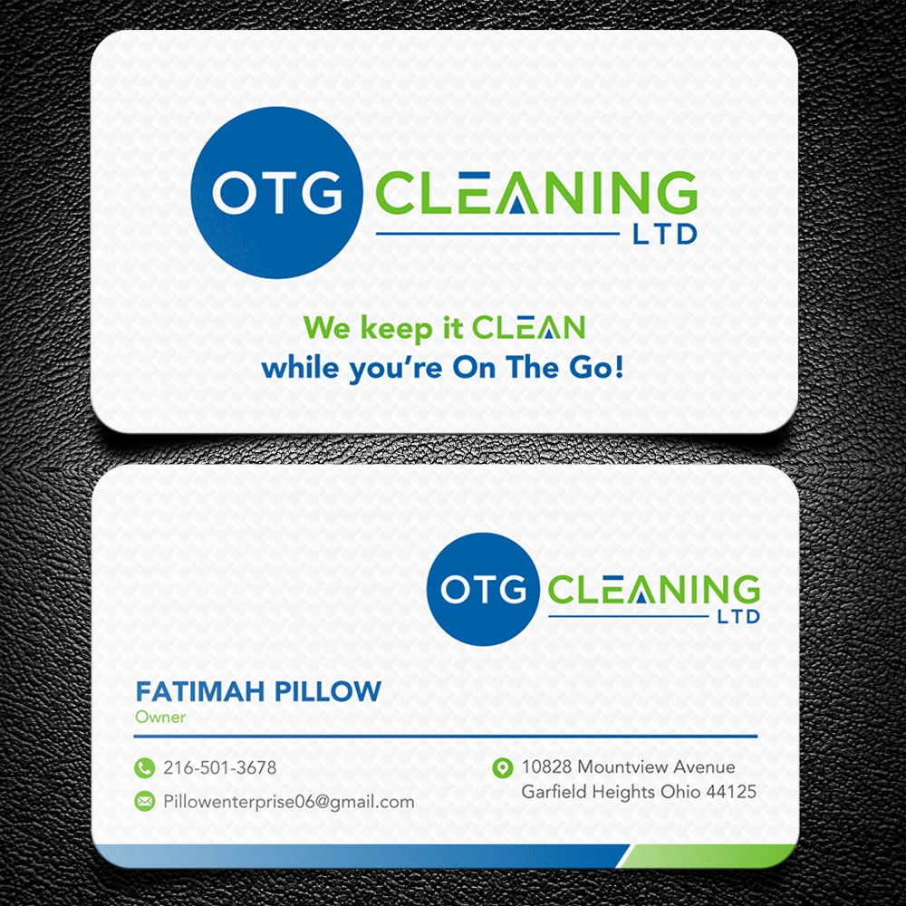 OTG Cleaning LTD logo design by KHAI