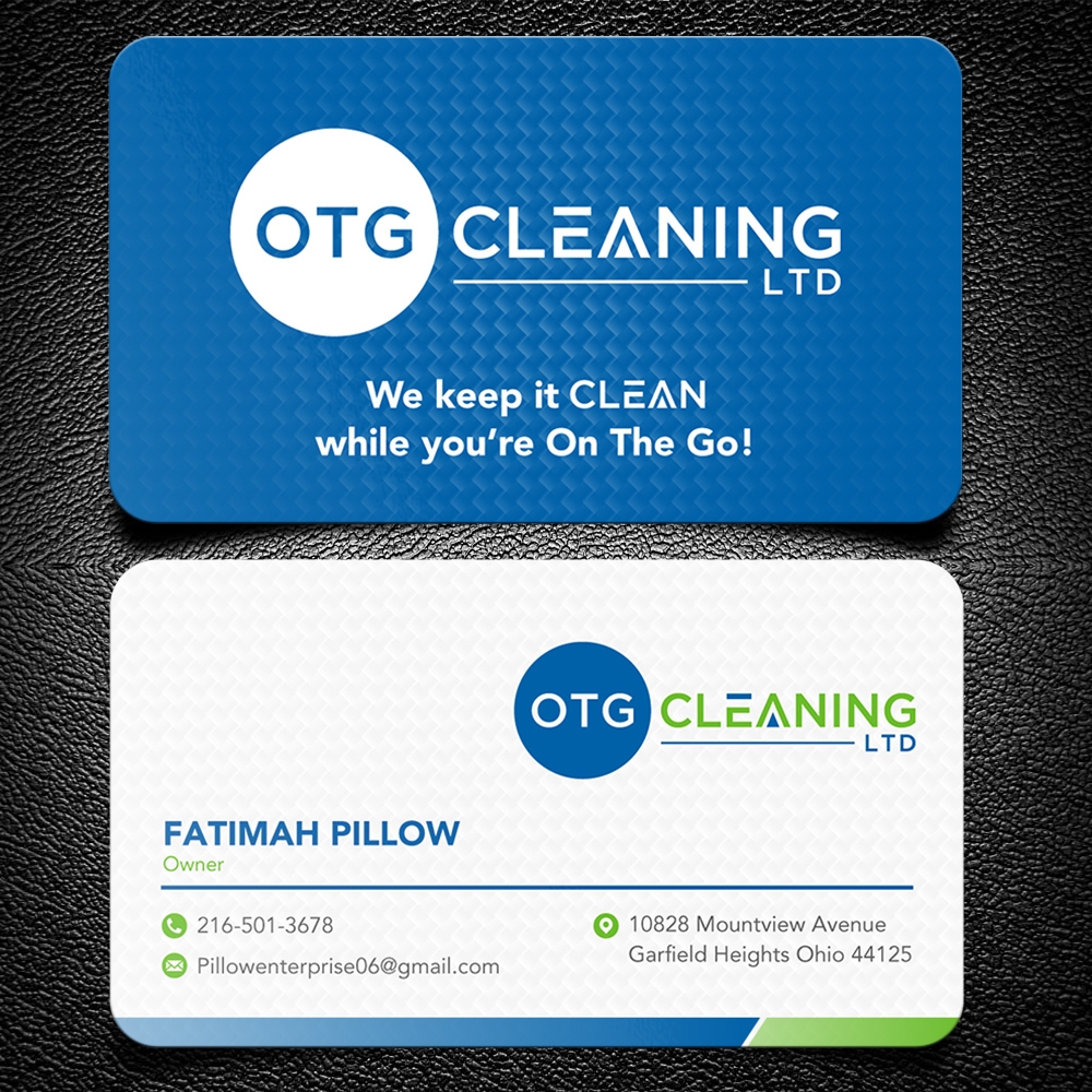 OTG Cleaning LTD logo design by KHAI