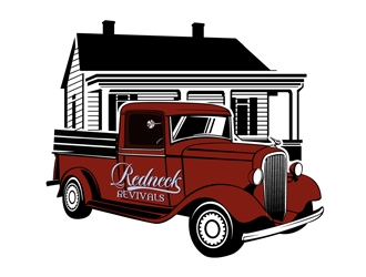 Redneck Revivals  logo design by DreamLogoDesign