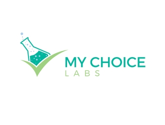 My Choice Labs logo design by gilkkj