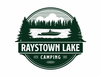 Raystown Lake Camping logo design by Mardhi