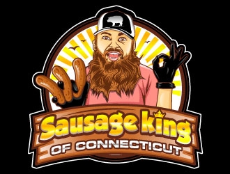 Hoodoo Brown BBQ/ Sausage king of Connecticut logo design by Suvendu