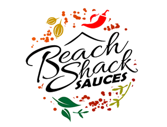 Beach Shack Sauces logo design by Coolwanz