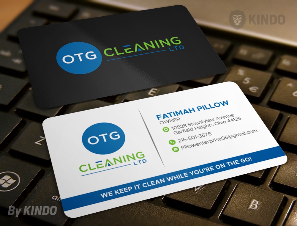 OTG Cleaning LTD logo design by Kindo