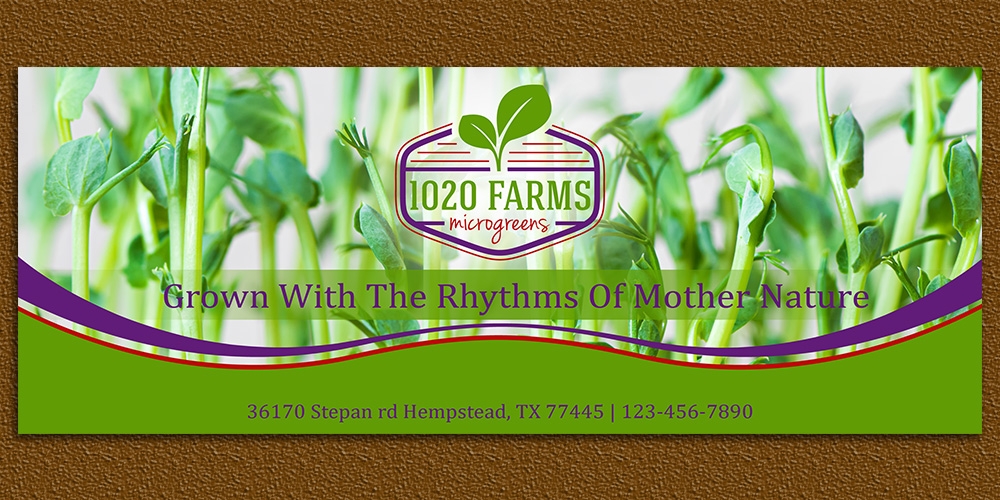 1020 farms logo design by Gelotine