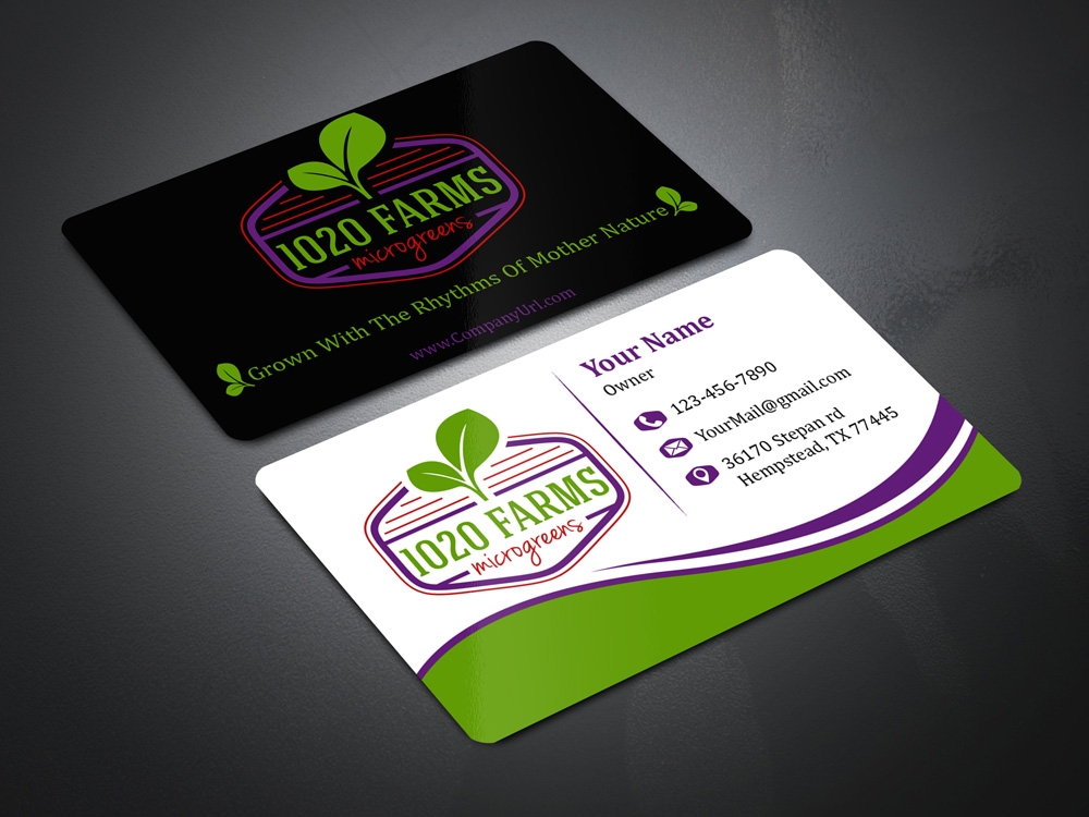 1020 farms logo design by Gelotine