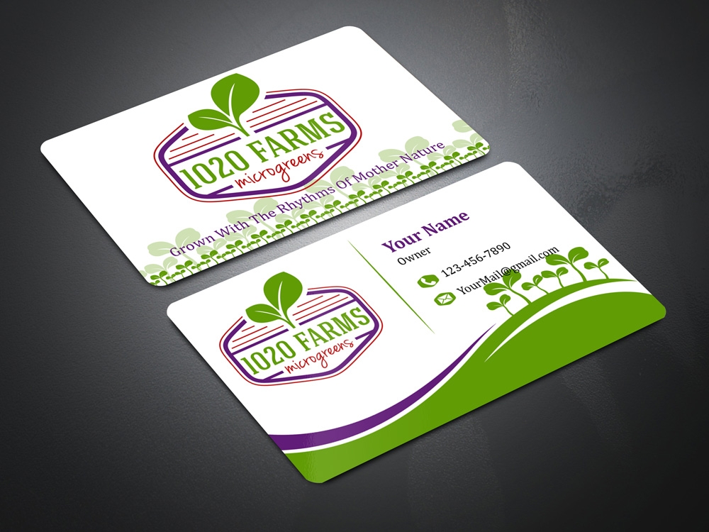 1020 farms logo design by Gelotine