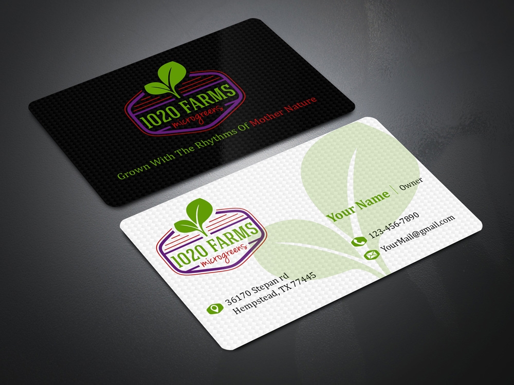 1020 farms logo design by Gelotine