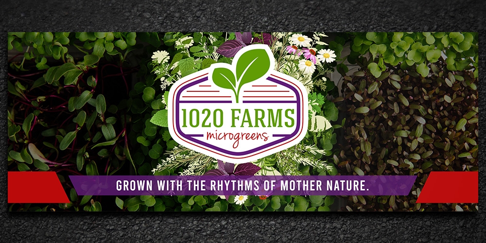 1020 farms logo design by Gelotine