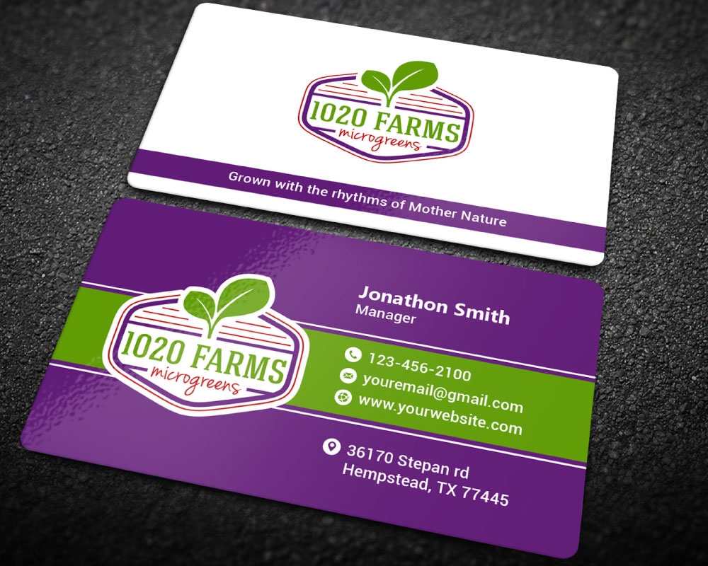 1020 farms logo design by Boomstudioz