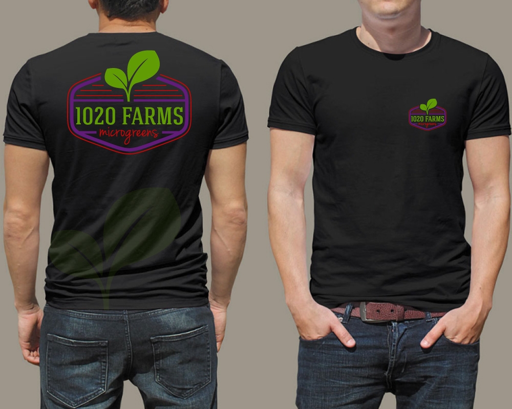 1020 farms logo design by Boomstudioz