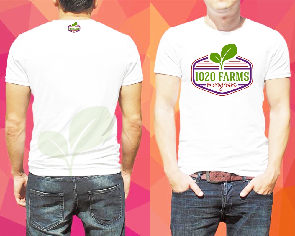 1020 farms logo design by Boomstudioz