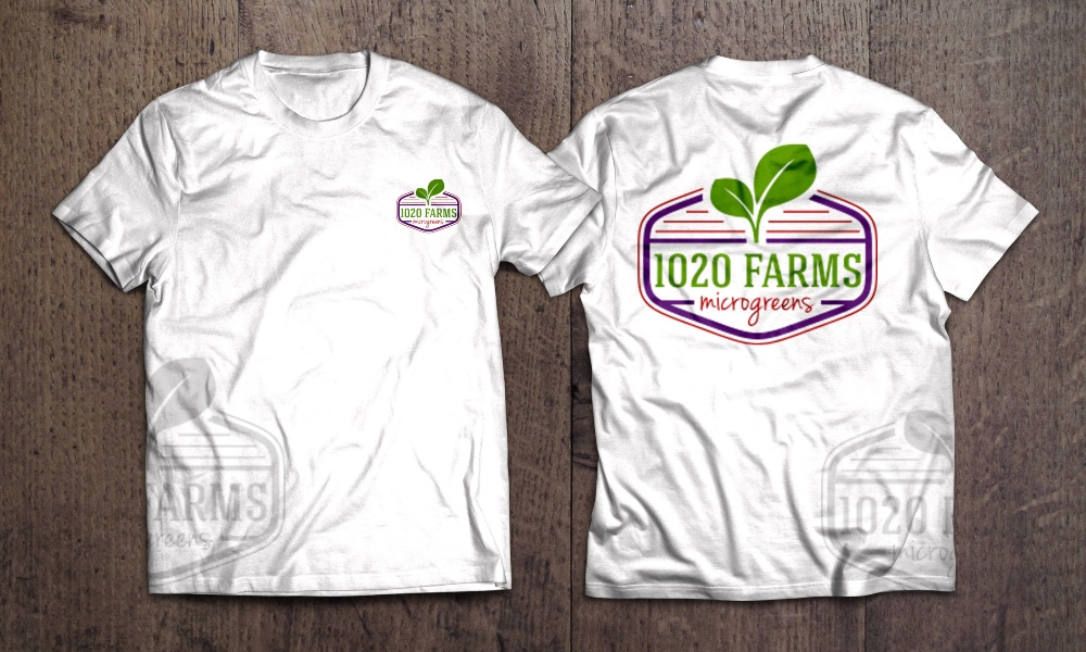 1020 farms logo design by Boomstudioz