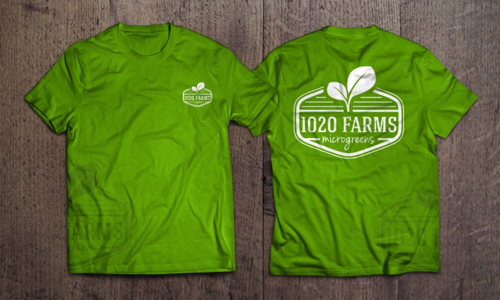 1020 farms logo design by Boomstudioz