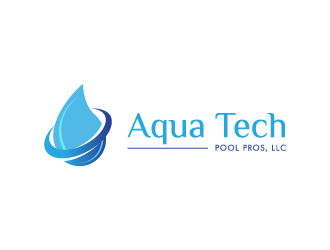 Aqua Tech Pool Pros, LLC logo design by pencilhand