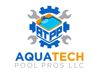 Aqua Tech Pool Pros, LLC logo design by maze