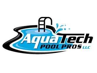 Aqua Tech Pool Pros, LLC logo design by REDCROW