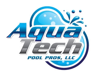 Aqua Tech Pool Pros, LLC logo design by REDCROW