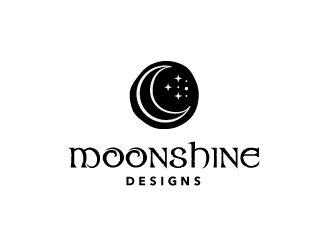 Moonshine Designs logo design by emberdezign