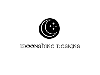 Moonshine Designs logo design by emberdezign