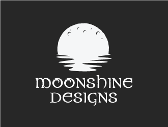 Moonshine Designs logo design by emberdezign