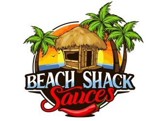 Beach Shack Sauces logo design by veron