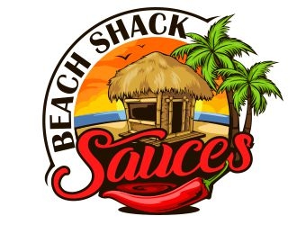 Beach Shack Sauces logo design by veron