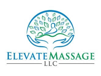 Elevate Massage LLC logo design by pixalrahul