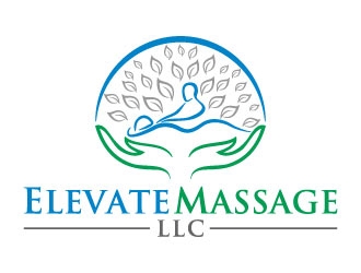 Elevate Massage LLC logo design by pixalrahul