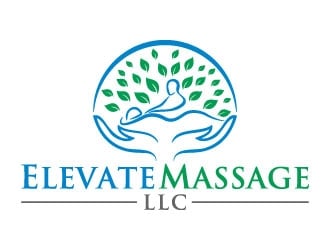 Elevate Massage LLC logo design by pixalrahul