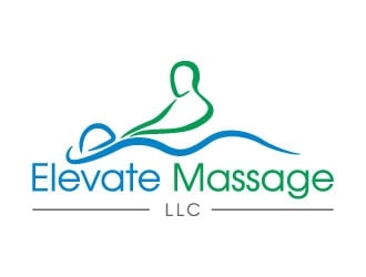 Elevate Massage LLC logo design by pixalrahul