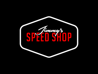 Jimmy’s Speed Shop logo design by BlessedArt