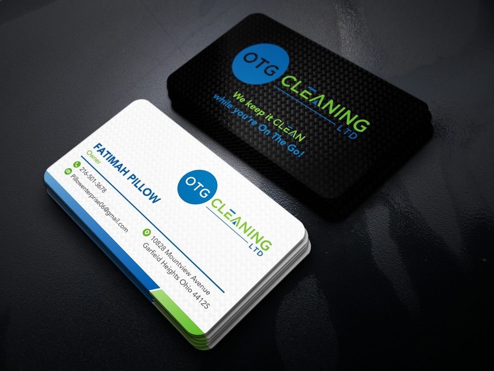 OTG Cleaning LTD logo design by KHAI