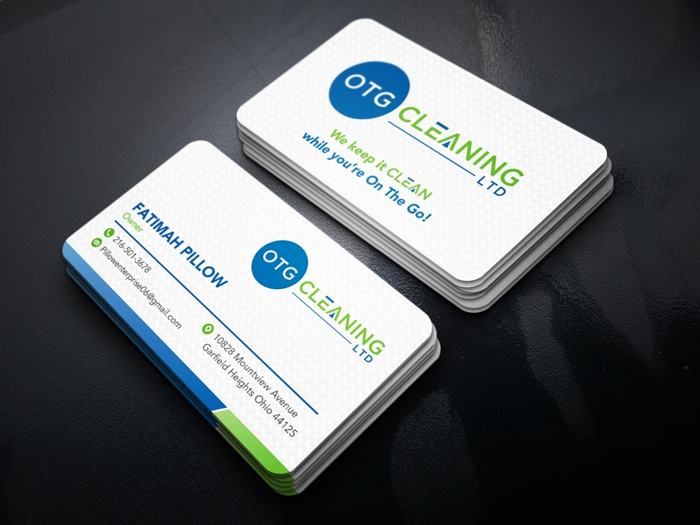 OTG Cleaning LTD logo design by KHAI