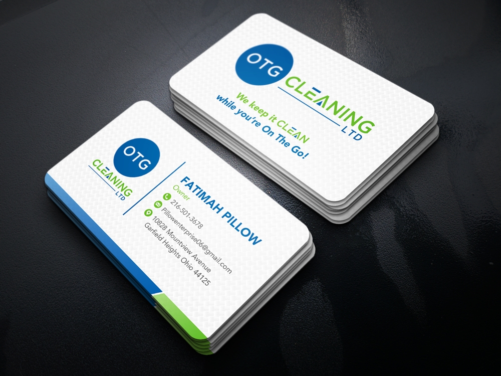 OTG Cleaning LTD logo design by KHAI