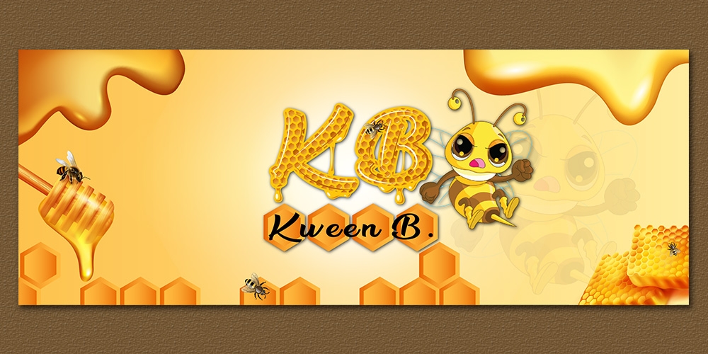 Kween B.  logo design by Gelotine