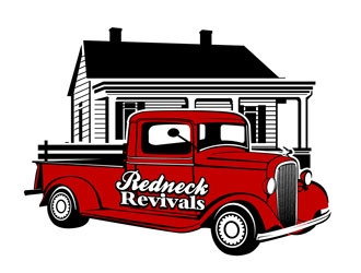 Redneck Revivals  logo design by DreamLogoDesign