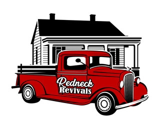 Redneck Revivals  logo design by DreamLogoDesign