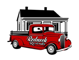 Redneck Revivals  logo design by DreamLogoDesign