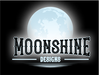 Moonshine Designs logo design by Girly