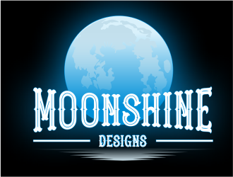 Moonshine Designs logo design by Girly