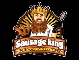Hoodoo Brown BBQ/ Sausage king of Connecticut logo design by Suvendu