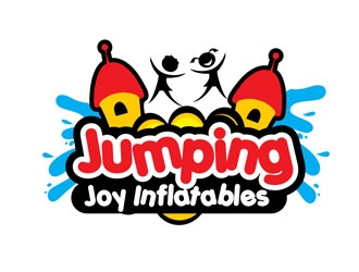 Jumping Joy Inflatables  logo design by creativemind01