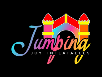 Jumping Joy Inflatables  logo design by novilla